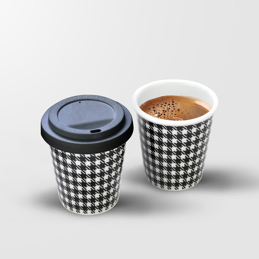 2er-Set Espresso-to-drive-Cup "PEPITA"
